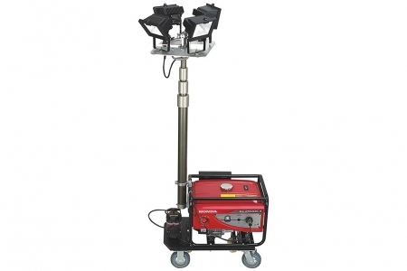 All-round automatic lifting work light/fire mobile lighting device